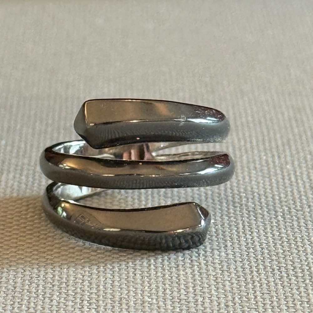 Lia Sophia Silver Tone Wrap Ring